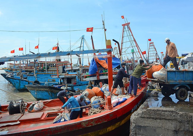 Lực lượng biên phòng Bình Thuận hỗ trợ ngư dân bám biển, phát triển kinh tế (3/3/2023)